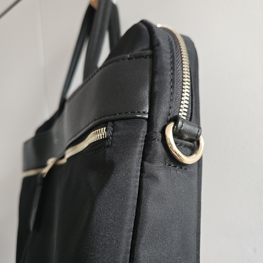 Knomo 14" Black Nylon Laptop Bag - Picture 4 of 10